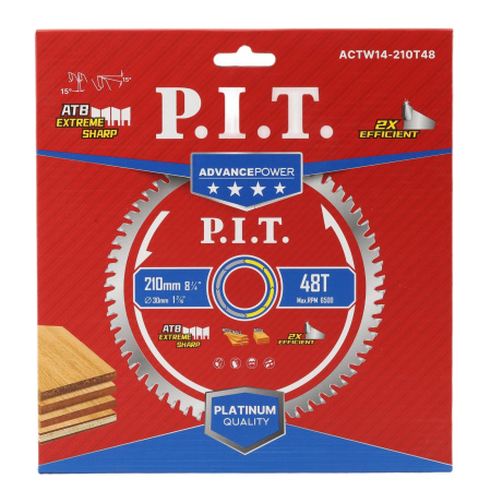 Диск пильный по дереву  ACTW14-210T48 PIT