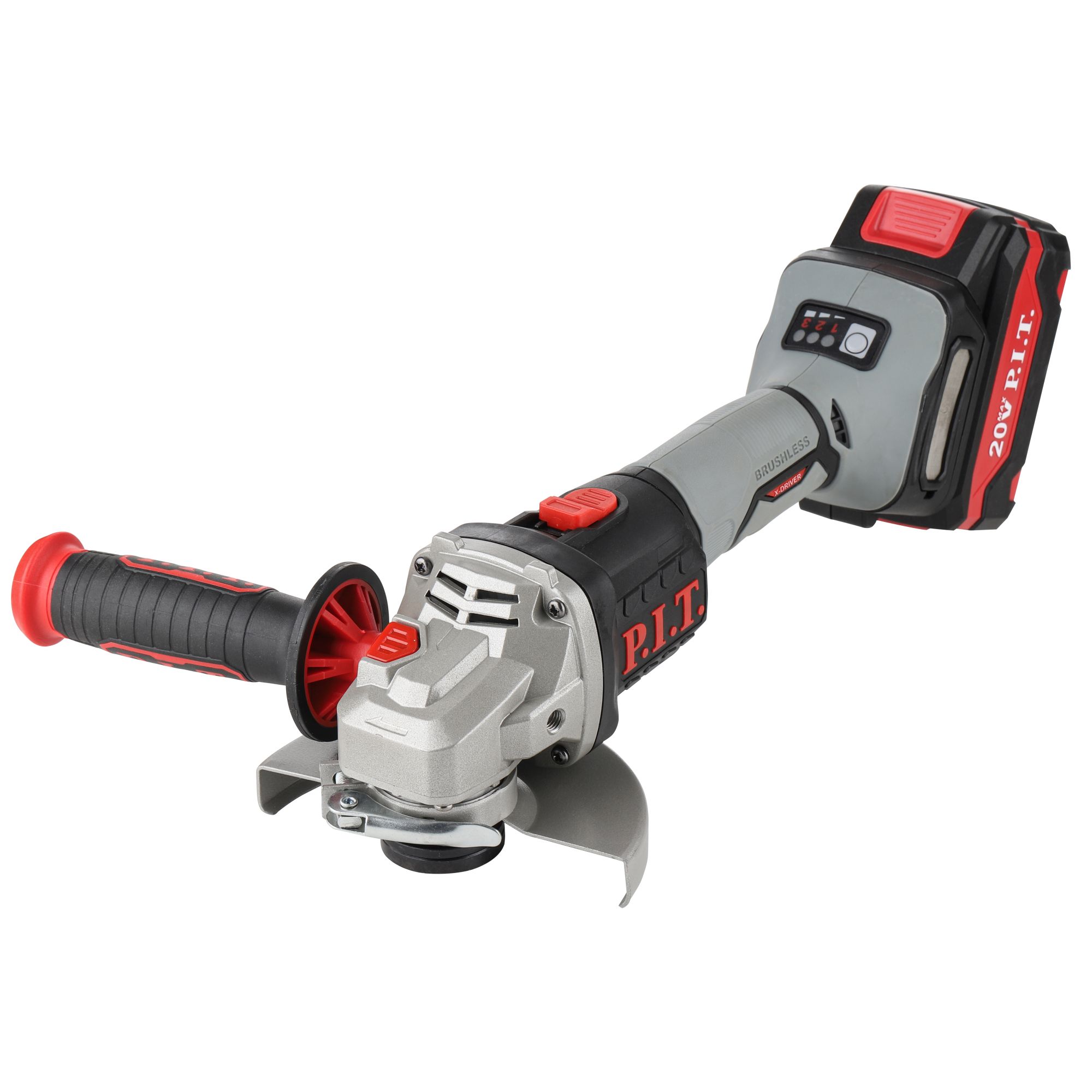 Аккумуляторная  бесщёточная угловая шлифмашина  PWS20H-125D/1  PIT
