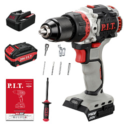 Дрель ударная бесщеточная аккумуляторная PSB20H-13D/3X-DRIVER OnePower PIT