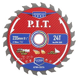 Диск пильный по дереву ACTW14-235T24 PIT 